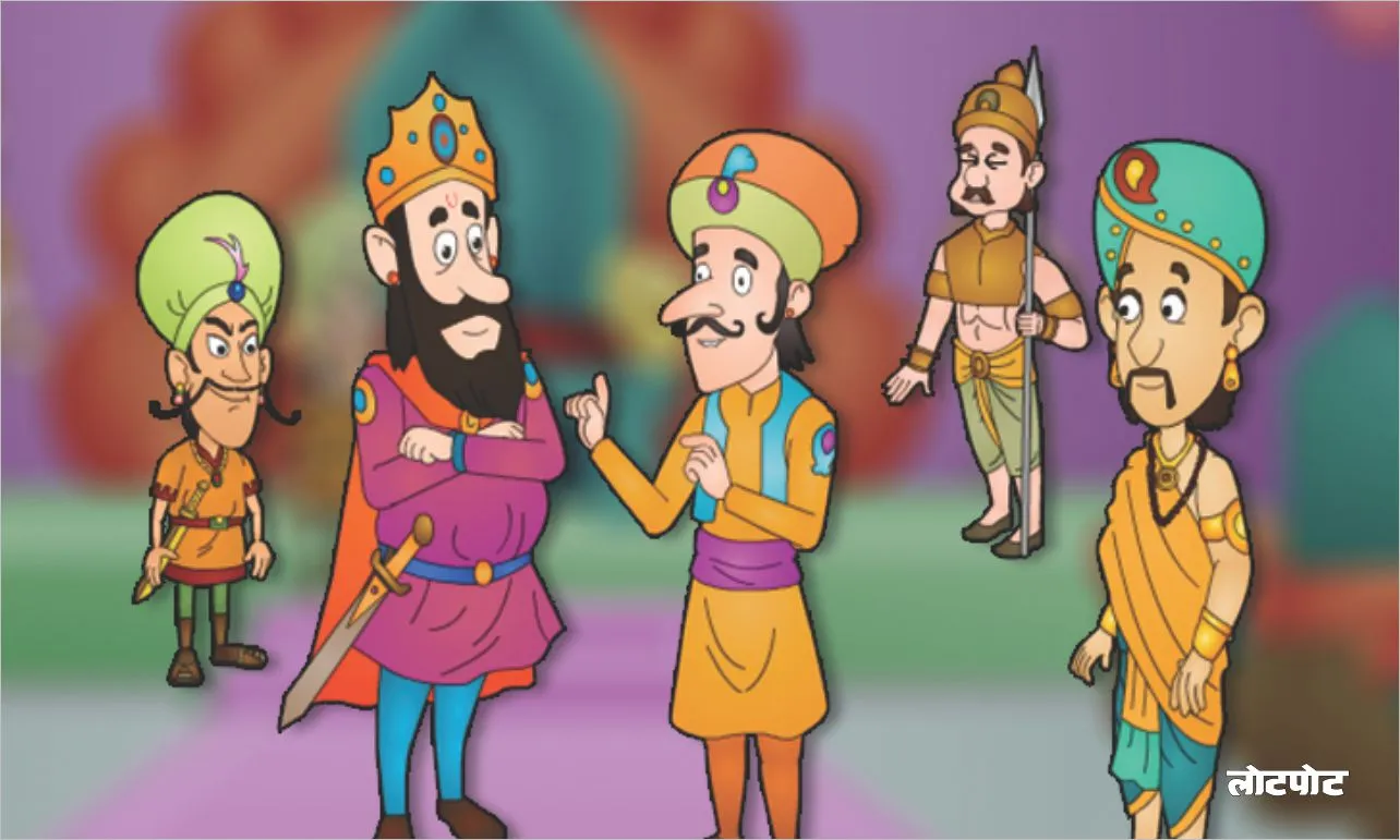 Funny story The clever lion and the magical donkey