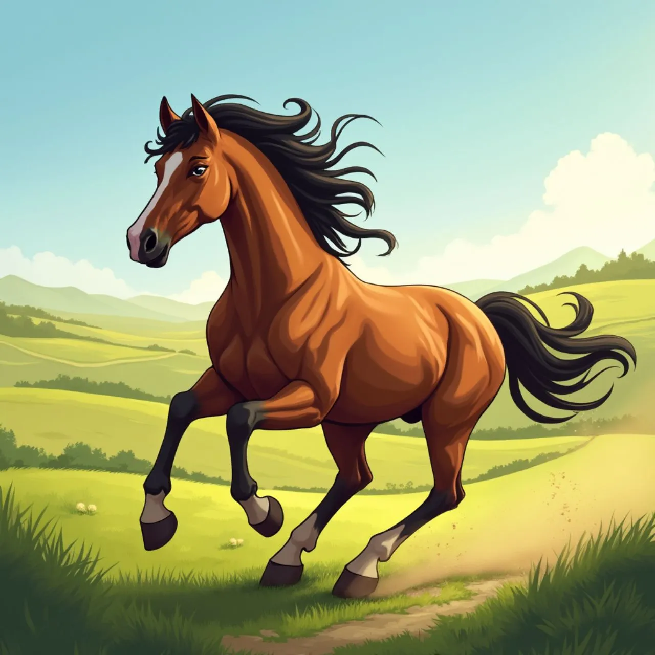 Children poem Horse Lotpot Comics