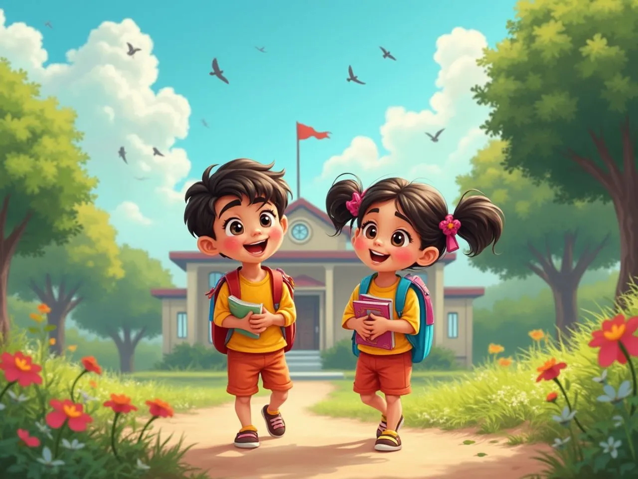 Poem Munna Munni Chale School