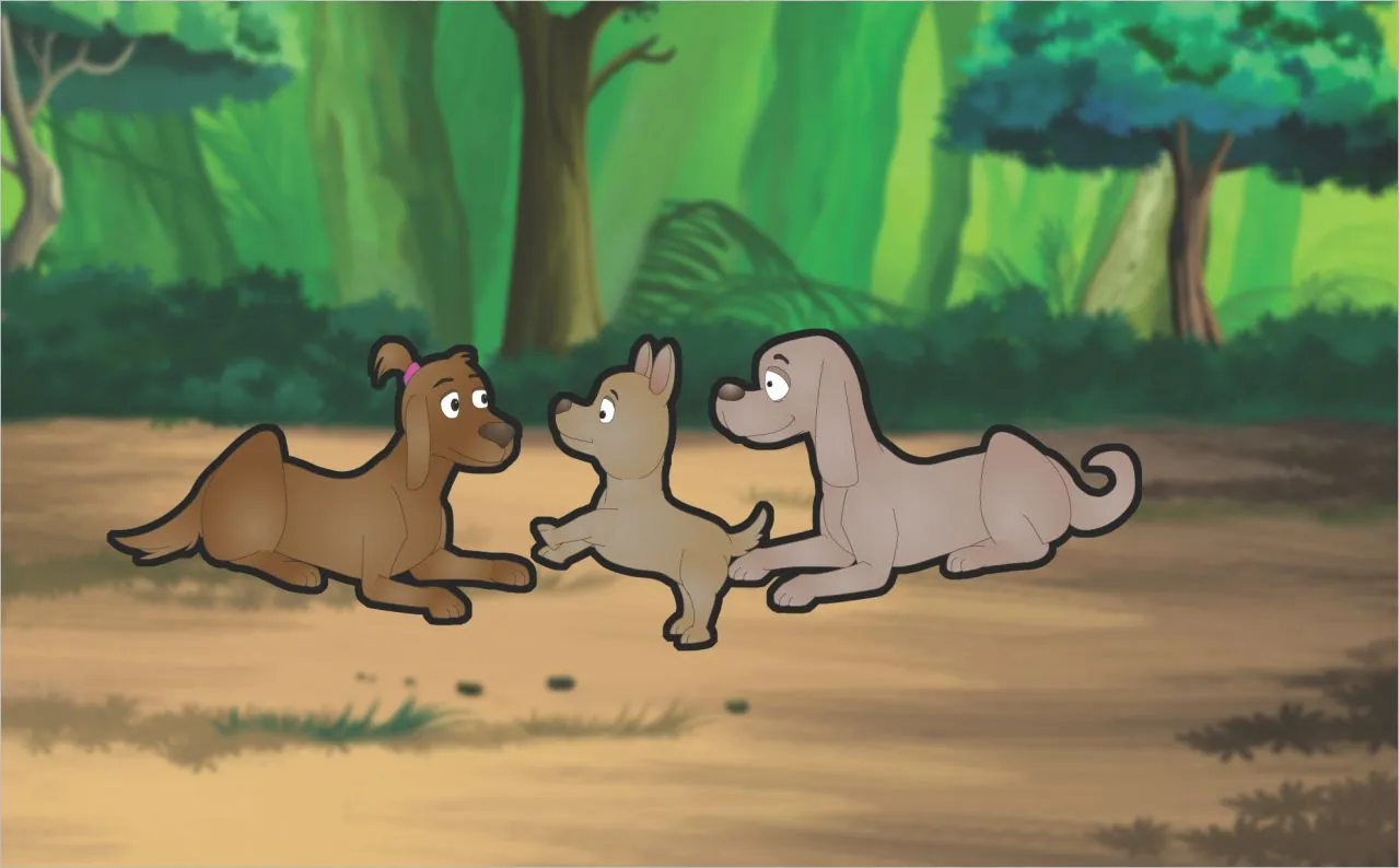 Jungle Children Story - Man and Dog