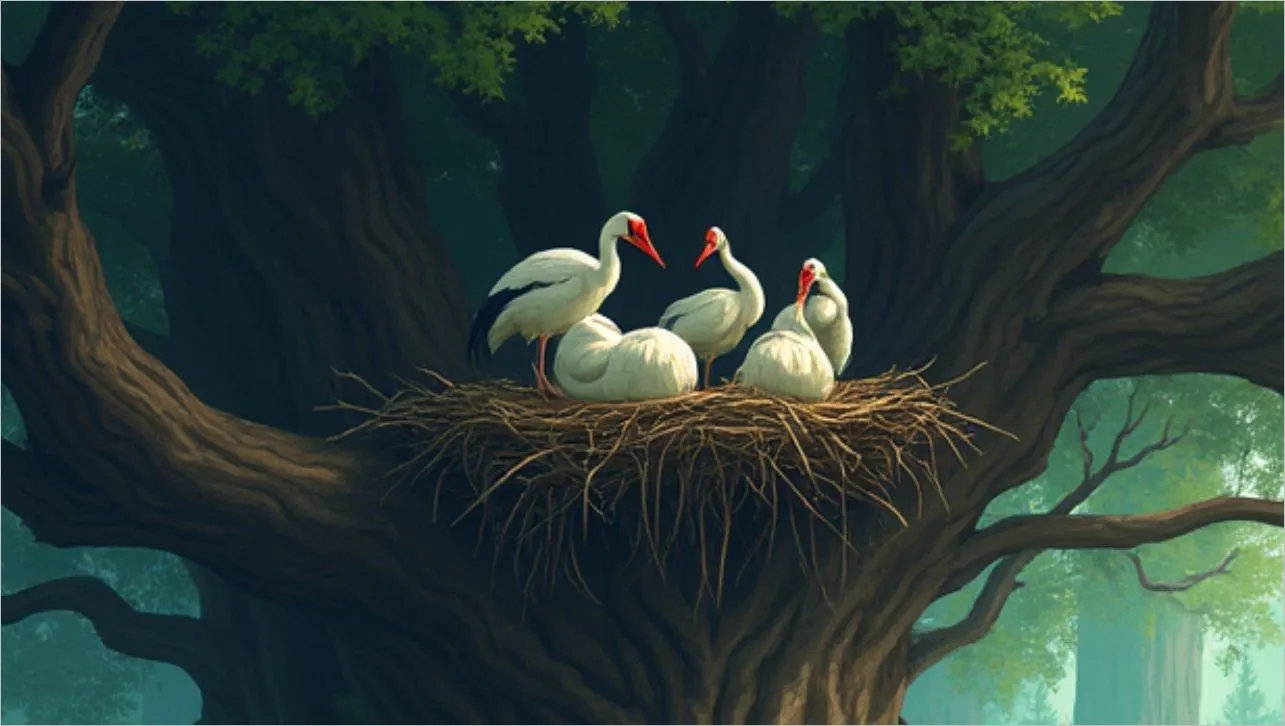Jungle Story The Foolish Heron and the Clever Crab