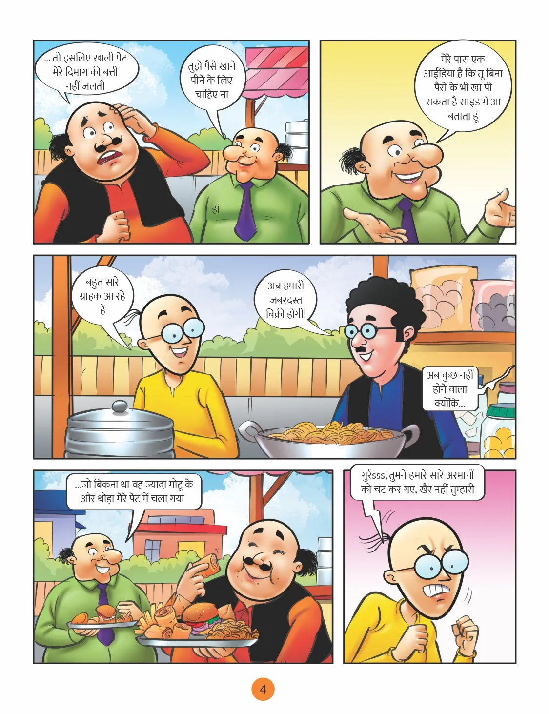 LOTPOT E COMICS Motu Patlu and all digest game finish