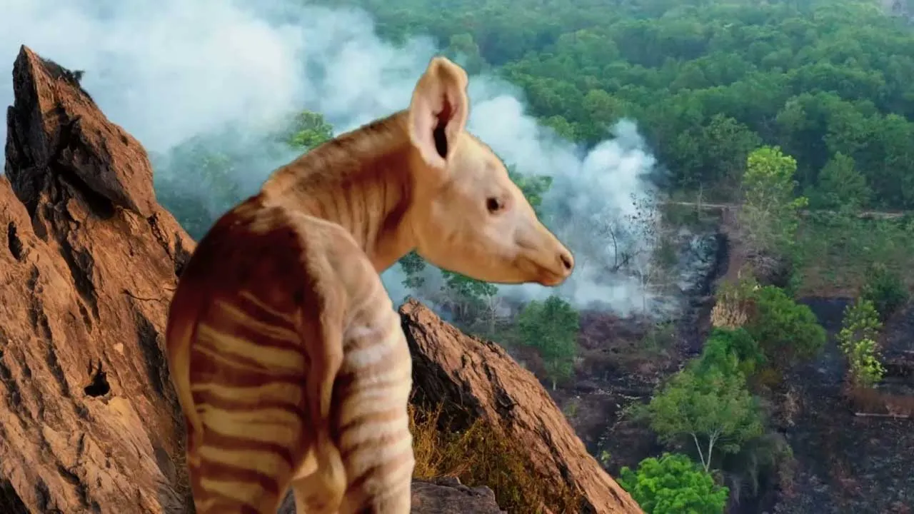 Okapi Mysterious creatures of the forest  Okapi in Hindi
