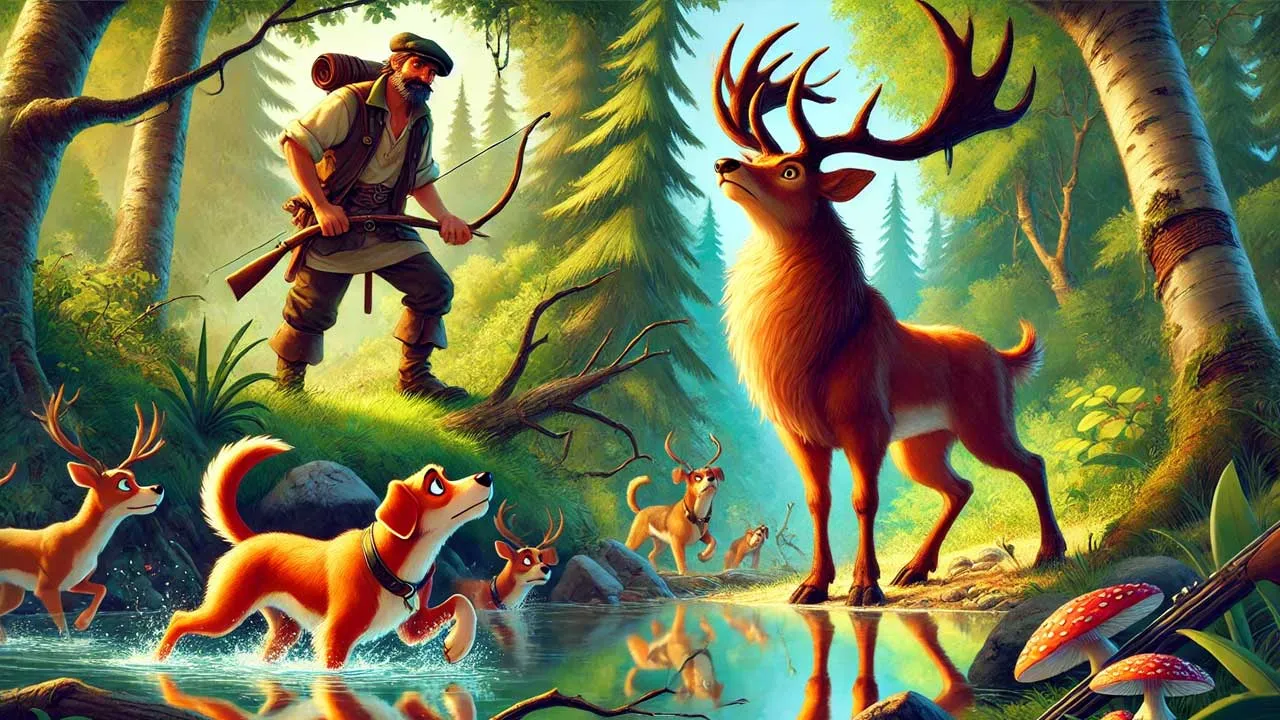 Jungle Story- arrogant reindeer and his learning