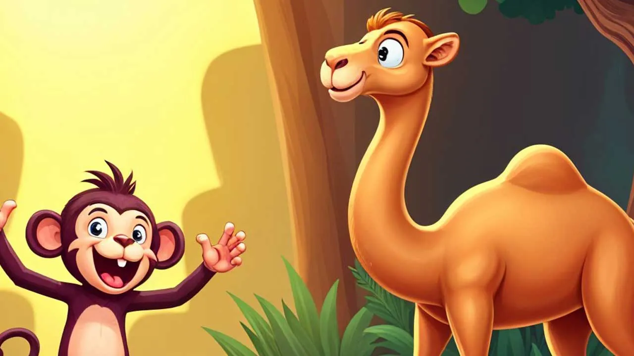 Story of monkey and camel