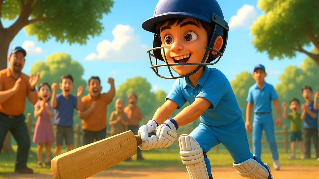 Sonu and Junoon of Cricket- An inspirational moral story