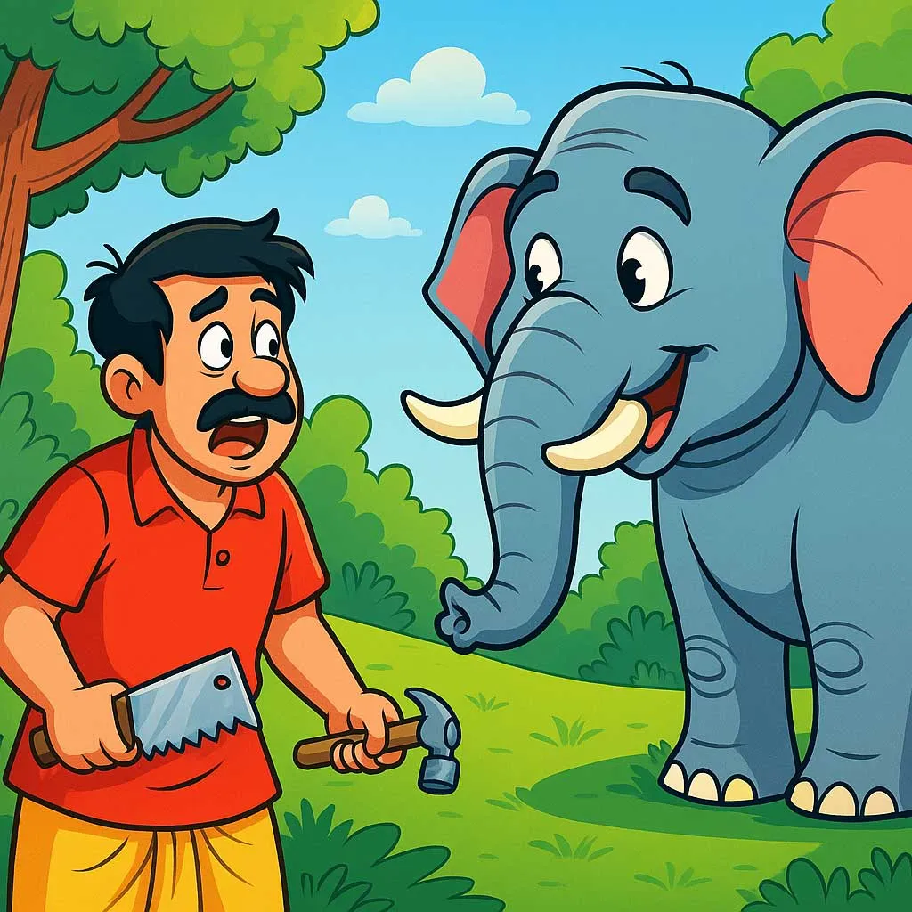Dayalu elephant Shivalik and greedy Raju
