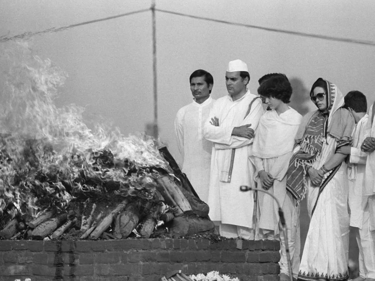 last rituals of indira gandhi