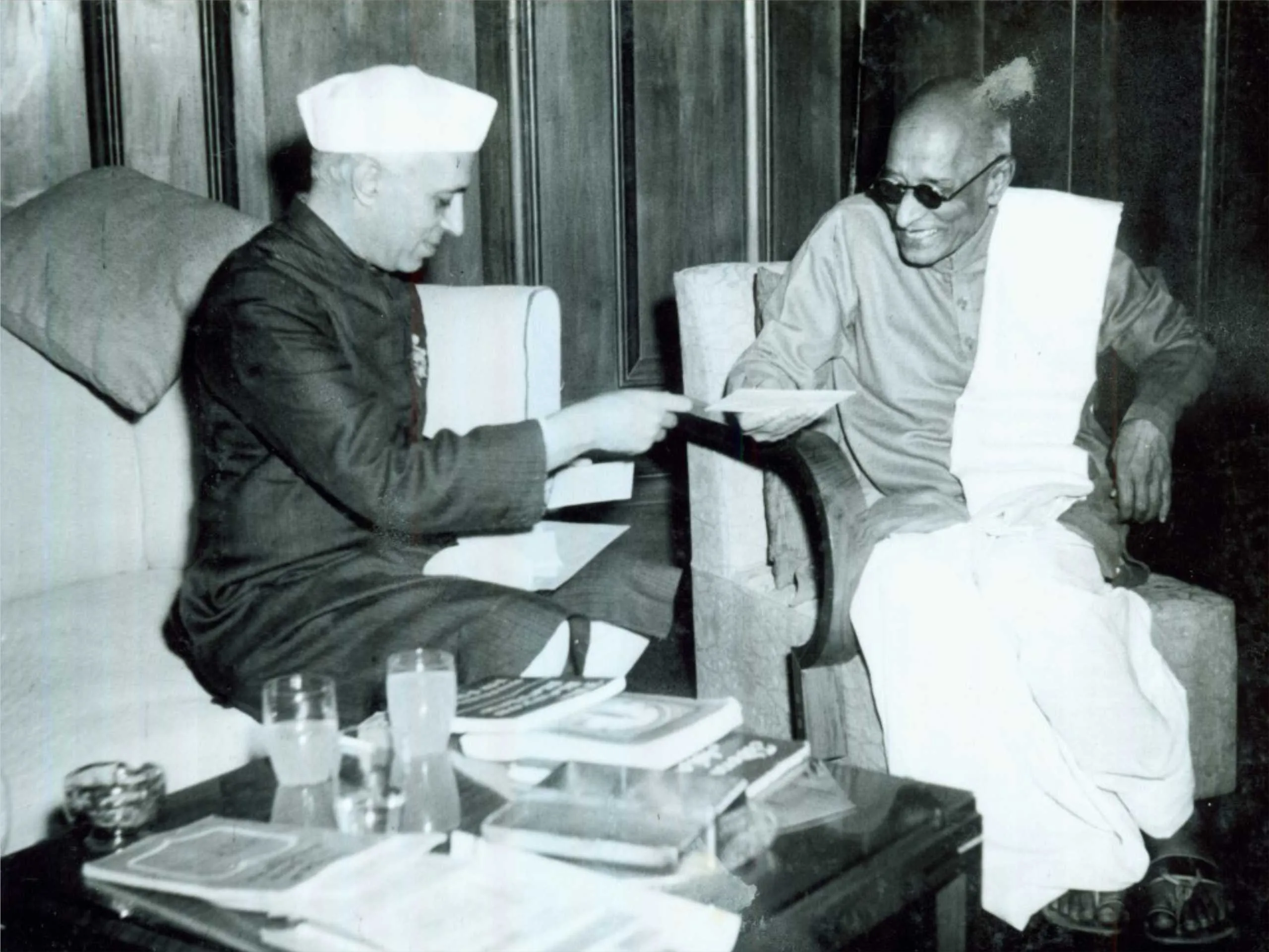 C. rajgopalachari with pt. nehru