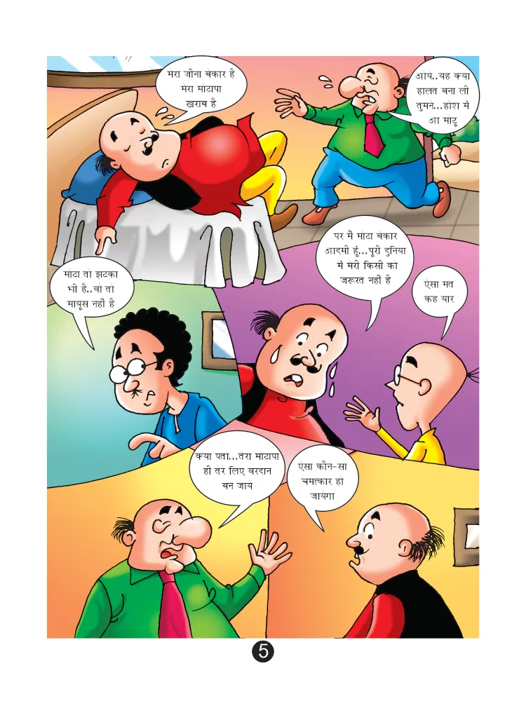 Lotpot Comics Character Motu Patlu