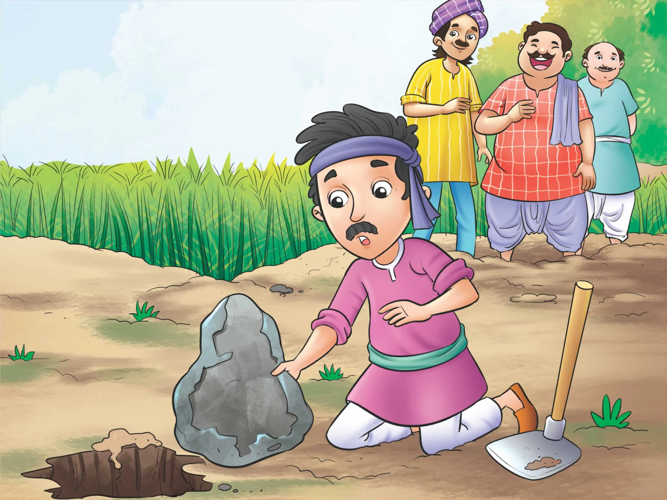 cartoon image of a farmer