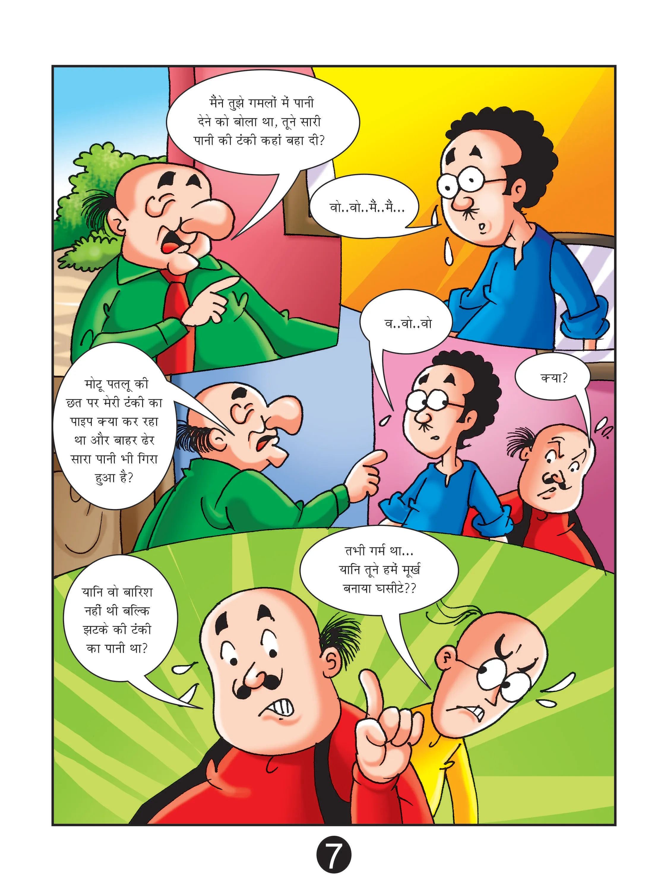 Lotpot E-Comics cartoon character motu patlu