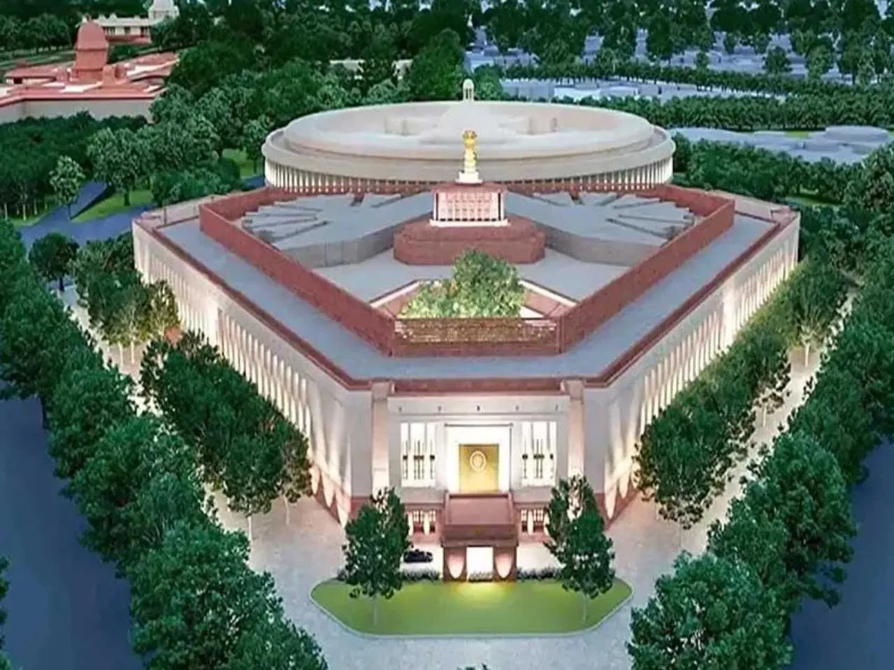 new indian parliament