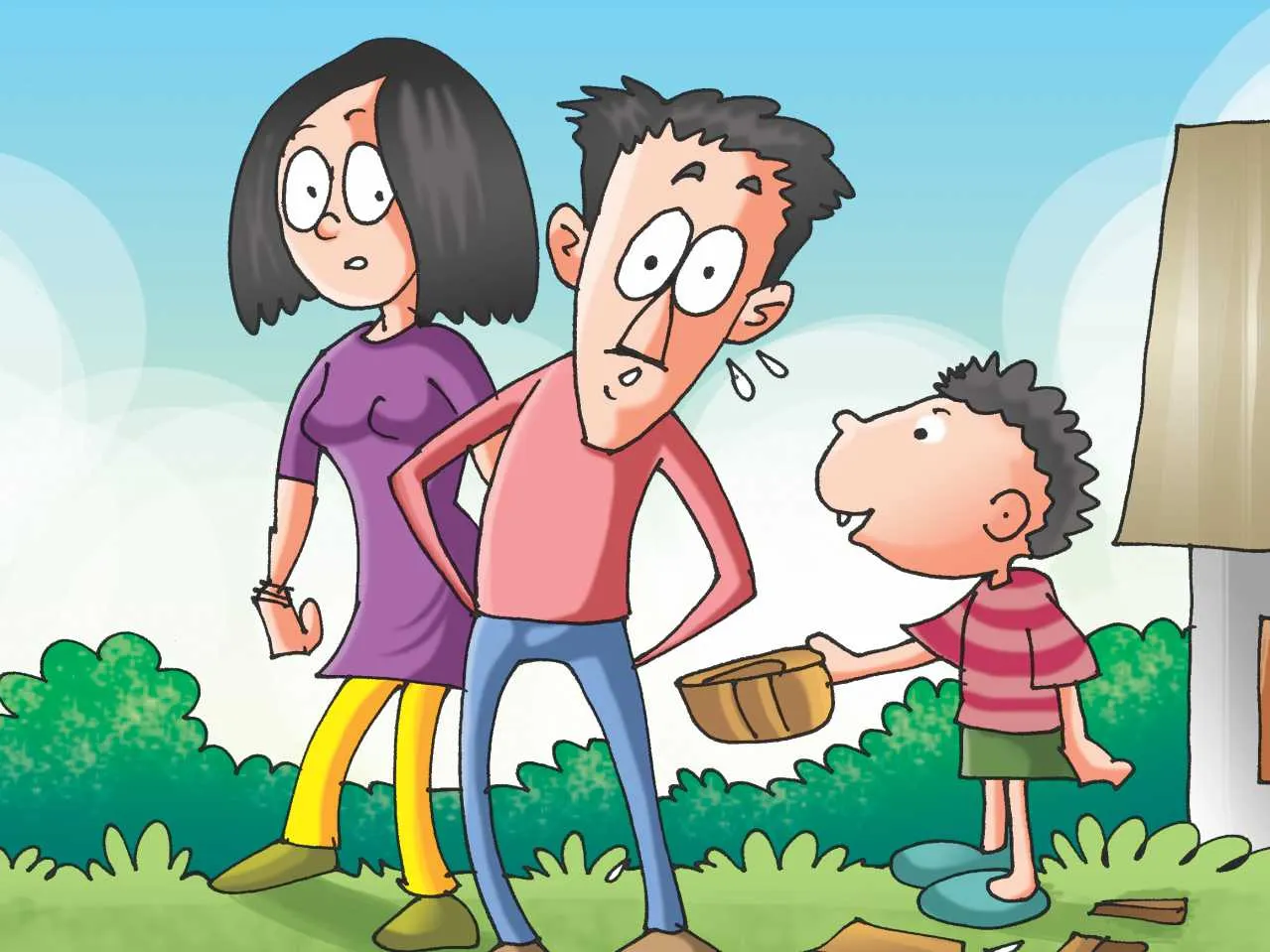 Family cartoon image