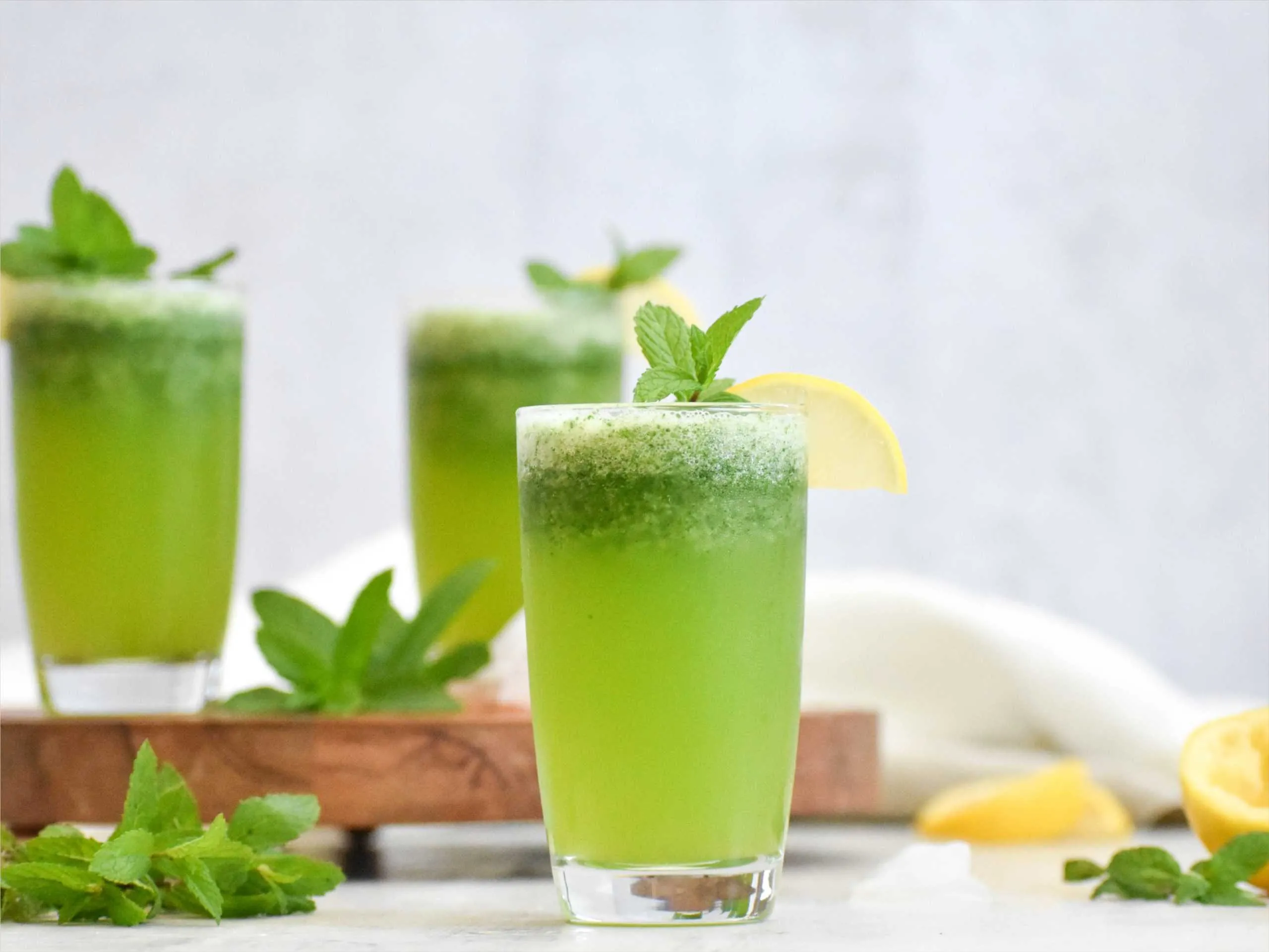 lemon and mint