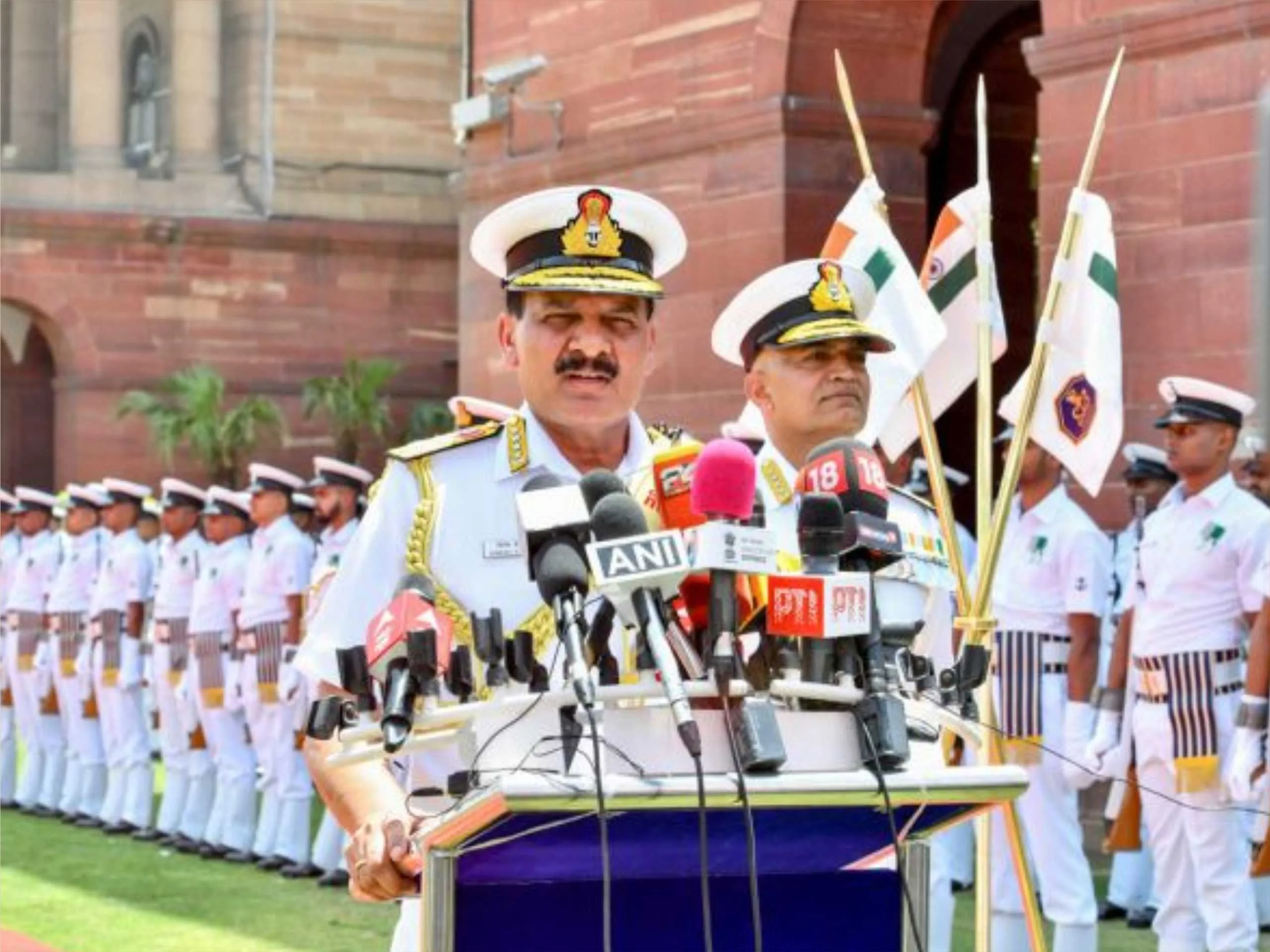 Indian Navy Chief Dinesh Kumar Tripathi