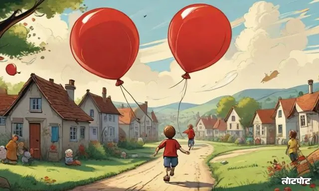 Fun Story Bunty and her flying balloon