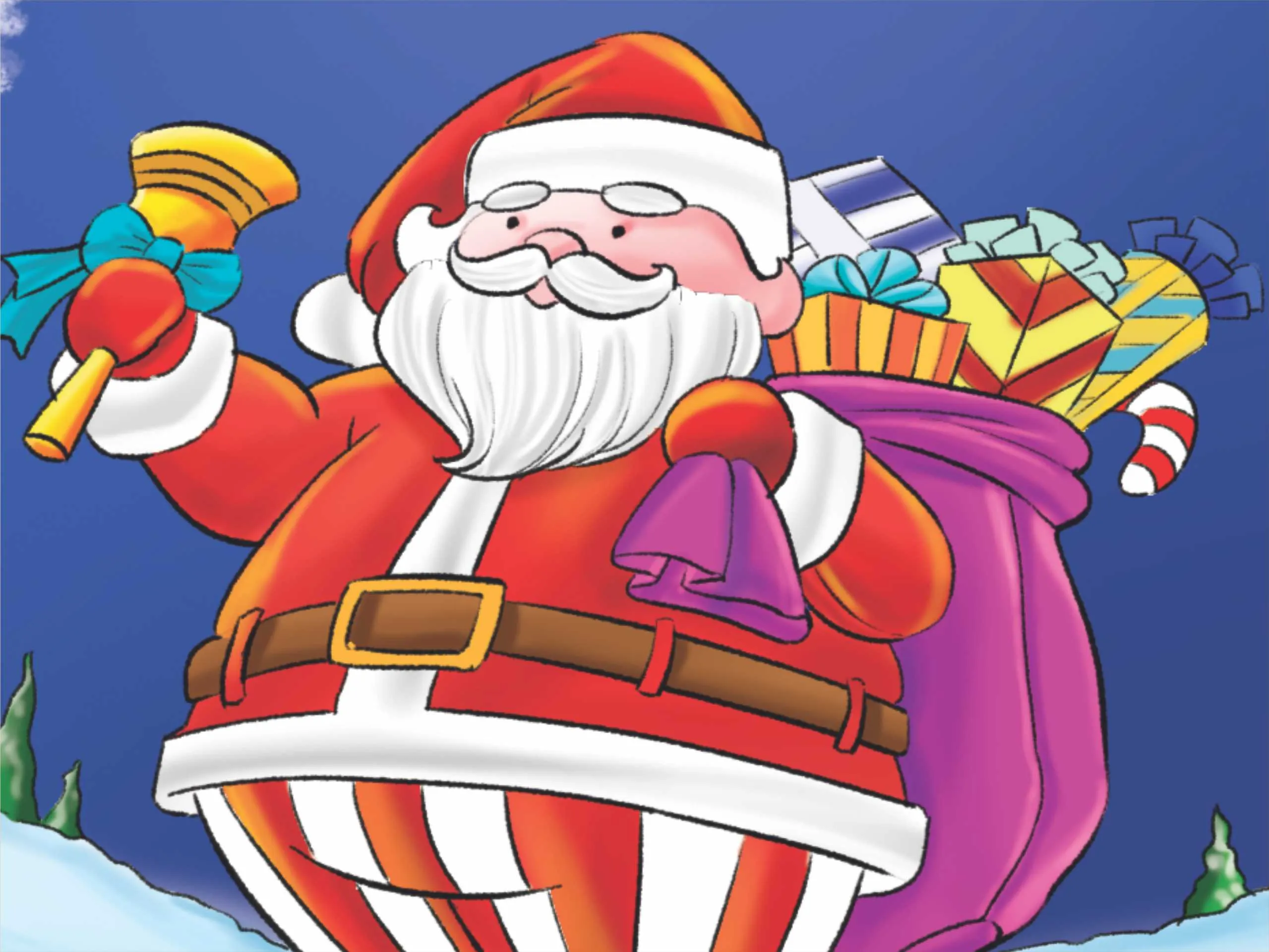 santa claus cartoon image