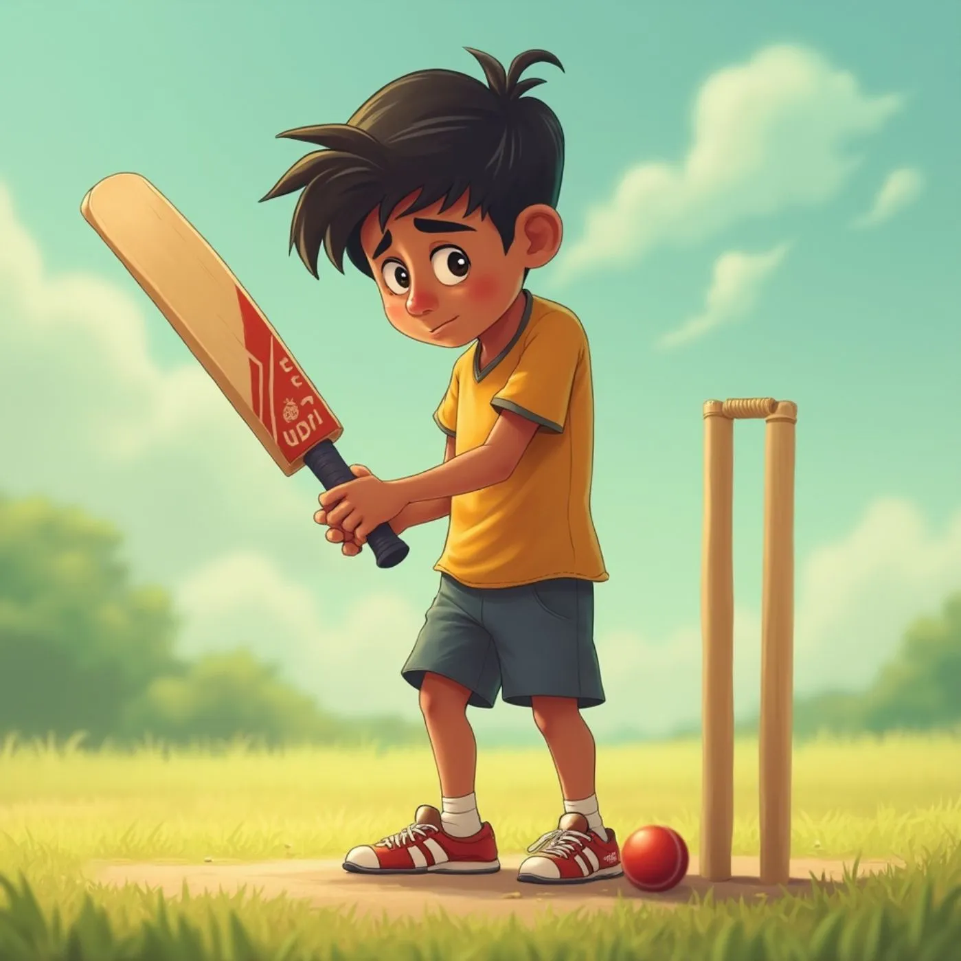 Cricket story Veenu has cricket fever
