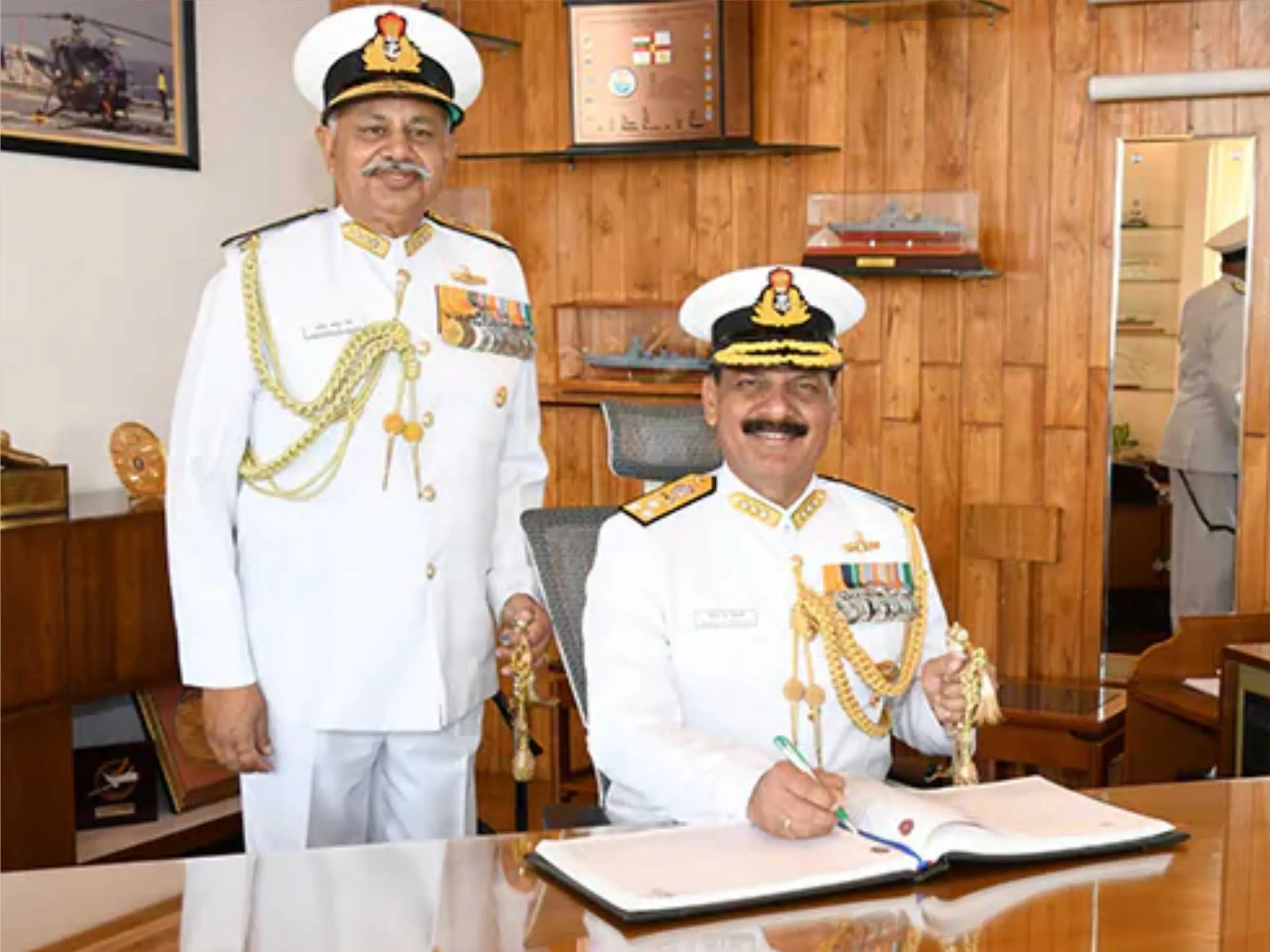 Indian Navy Chief Dinesh Kumar Tripathi