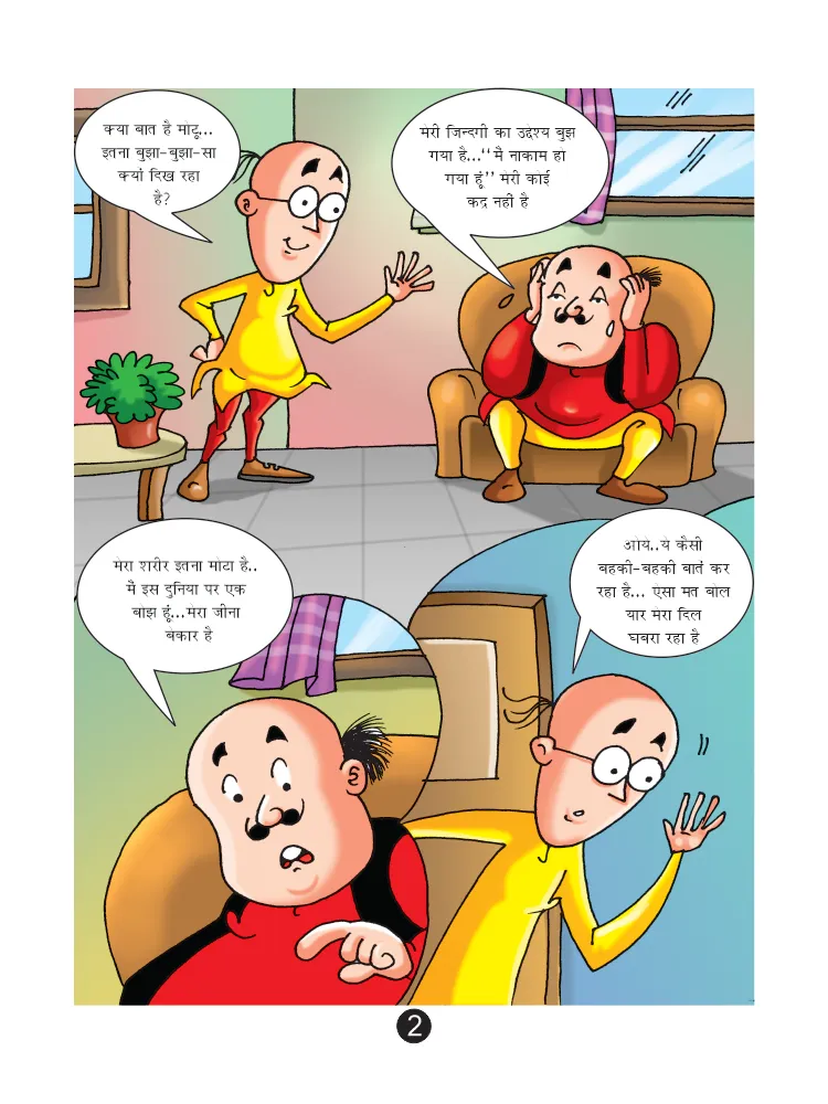 Lotpot Comics Character Motu Patlu