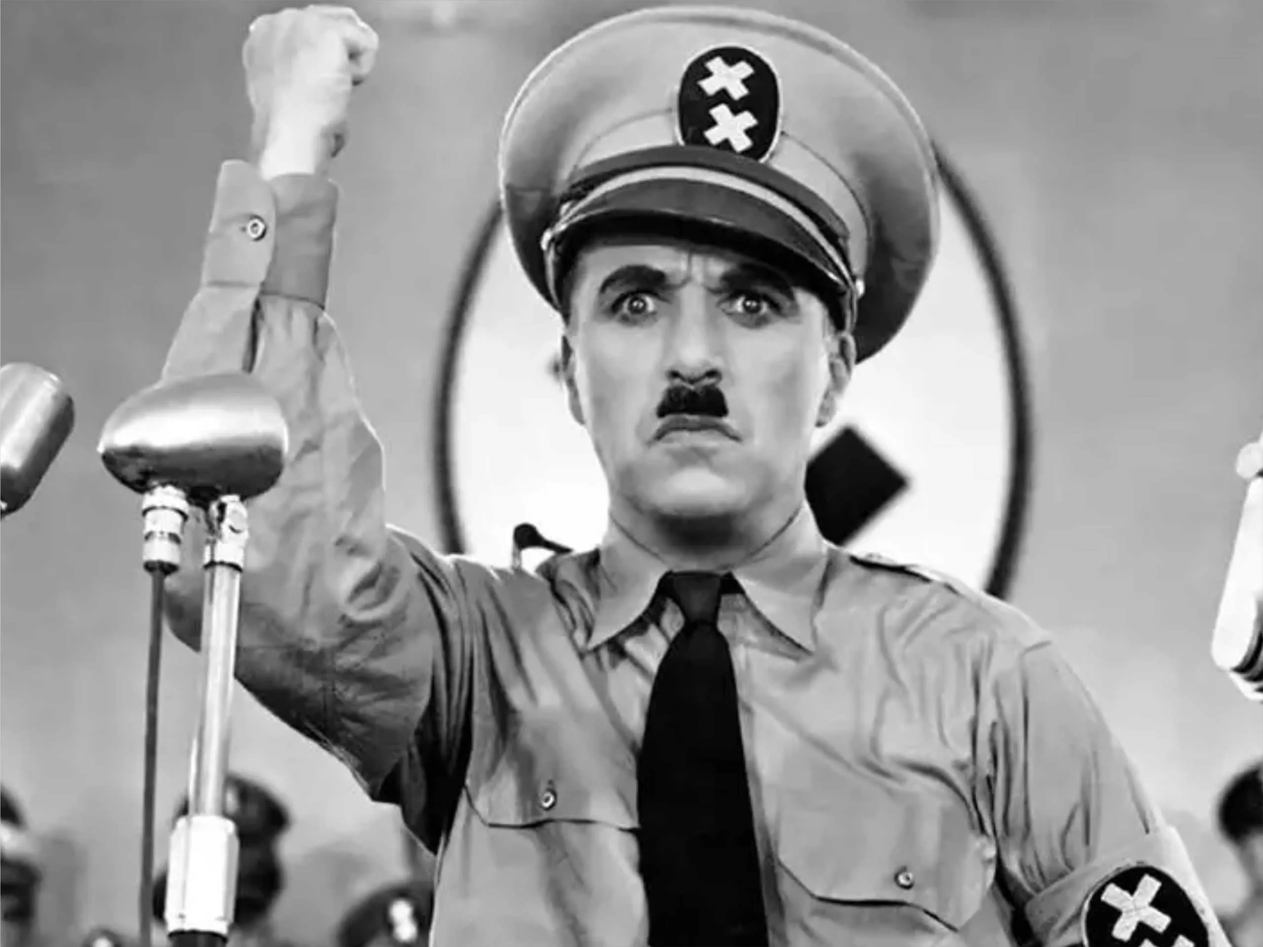 Charlie Chaplin in The Great Dictator