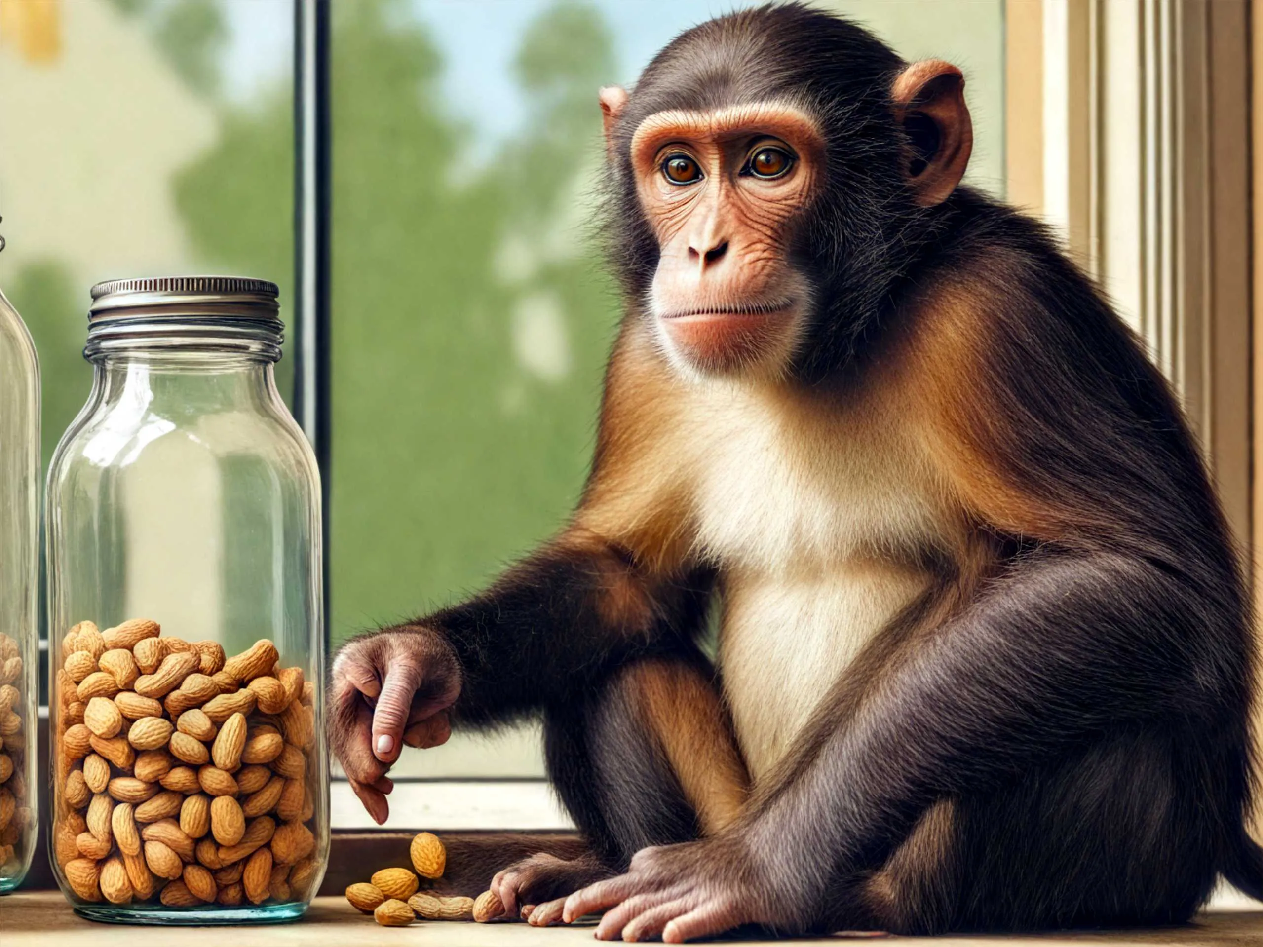 cartoon image of a monkey