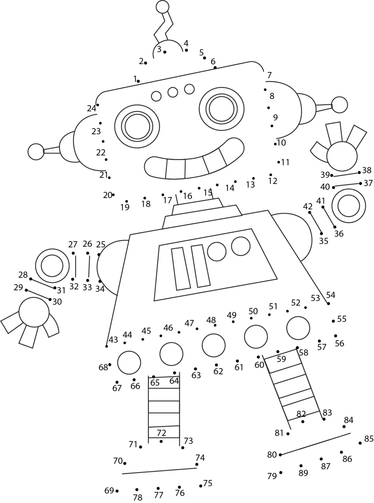 Connect the dots and bring the robot to life