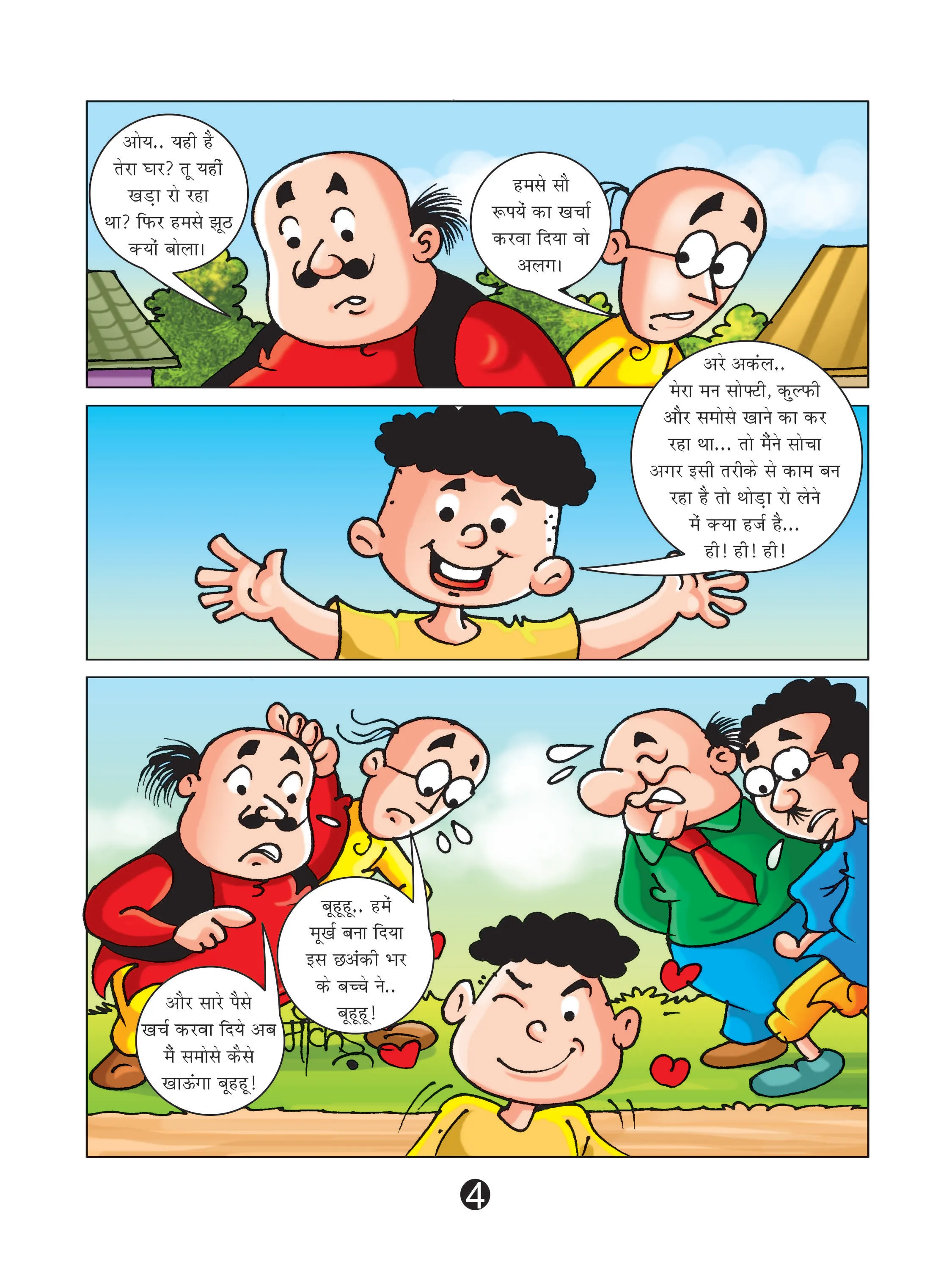 lotpot comics Cartoon Character Motu Patlu