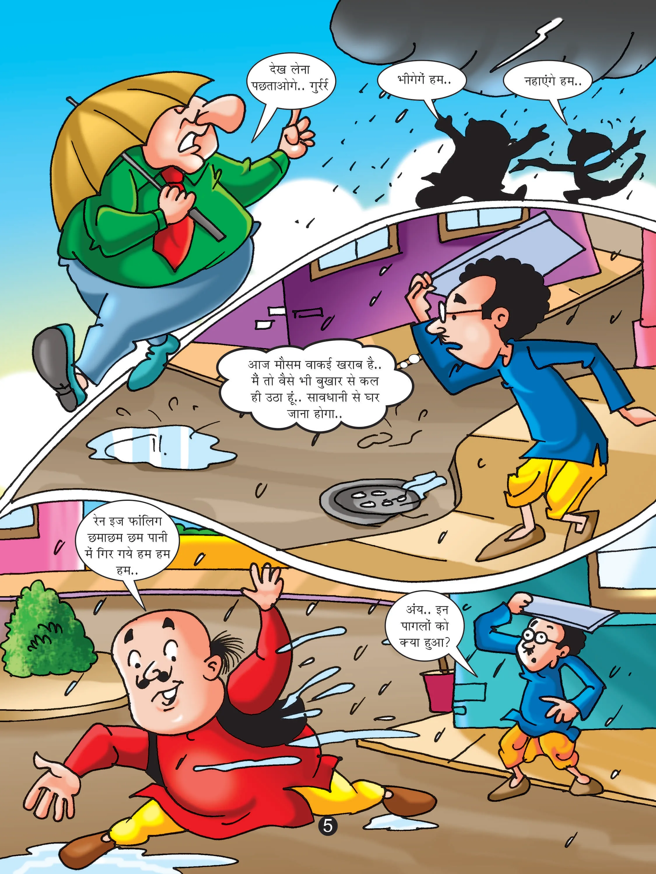 Motu Patlu comics page 5