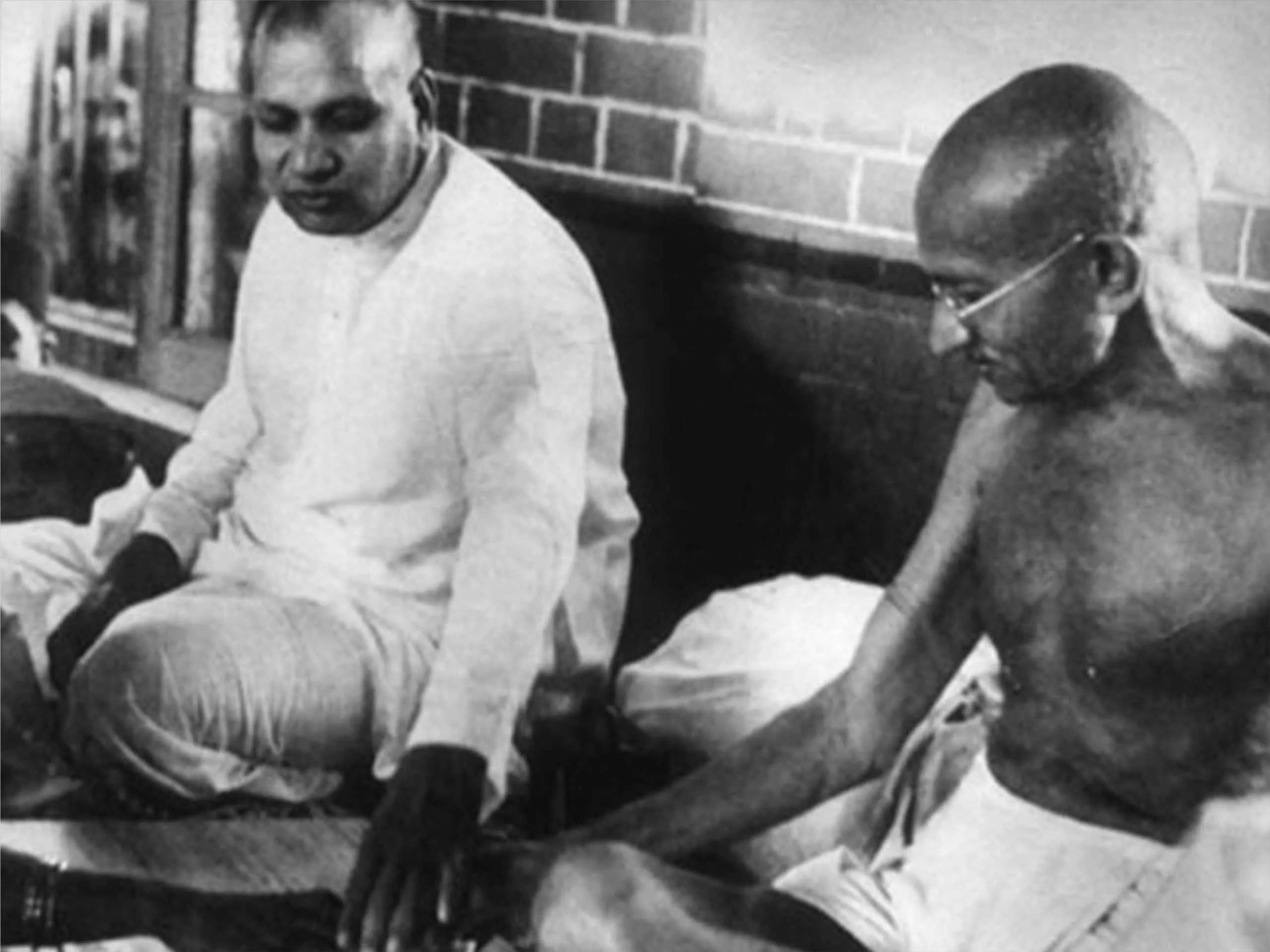 Gandhi ji with jamnalal bajaj