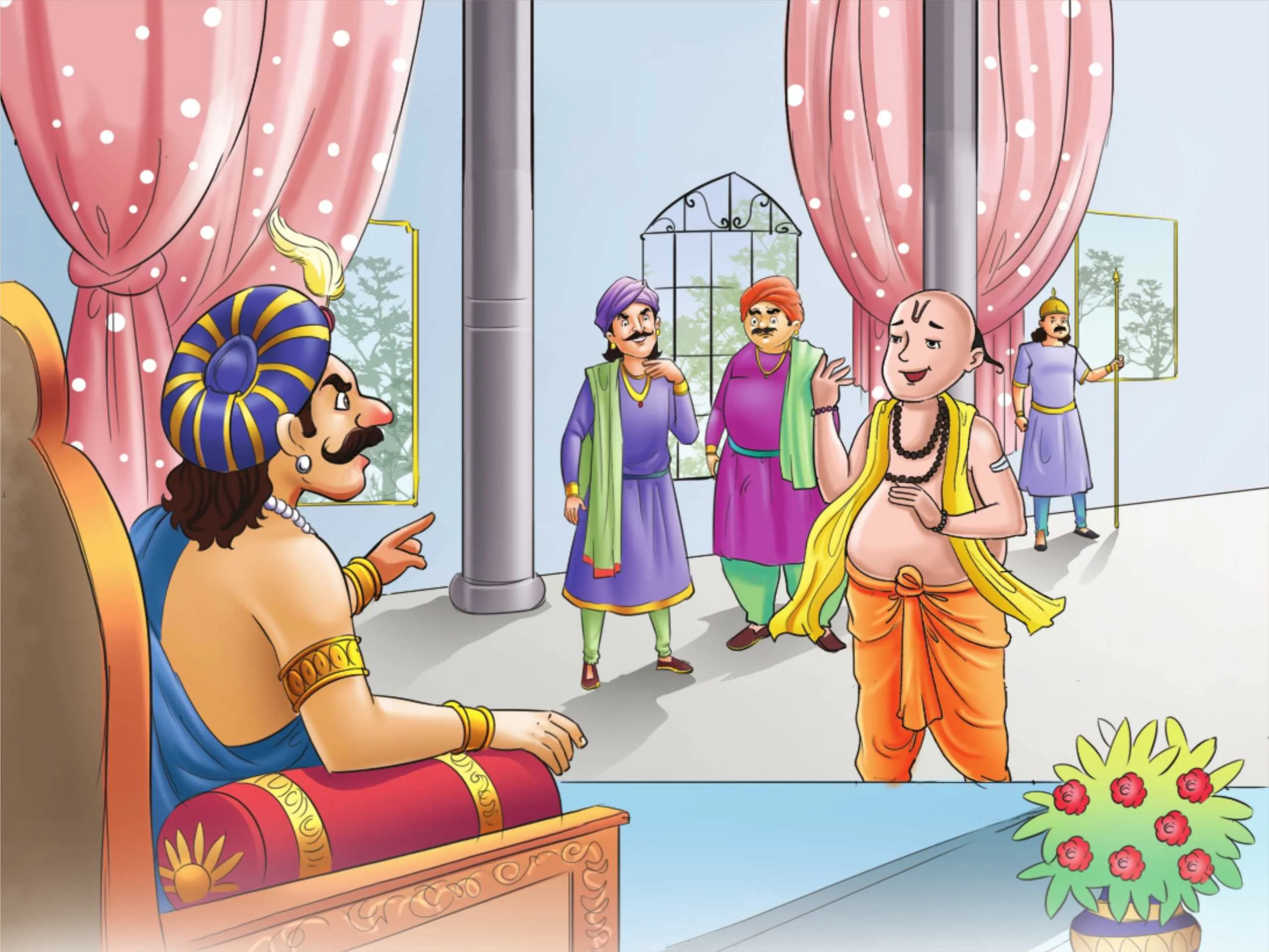 tenali raman in front of king