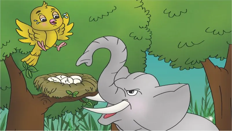 Lotpot Kid Story Elephant lost in front of self power