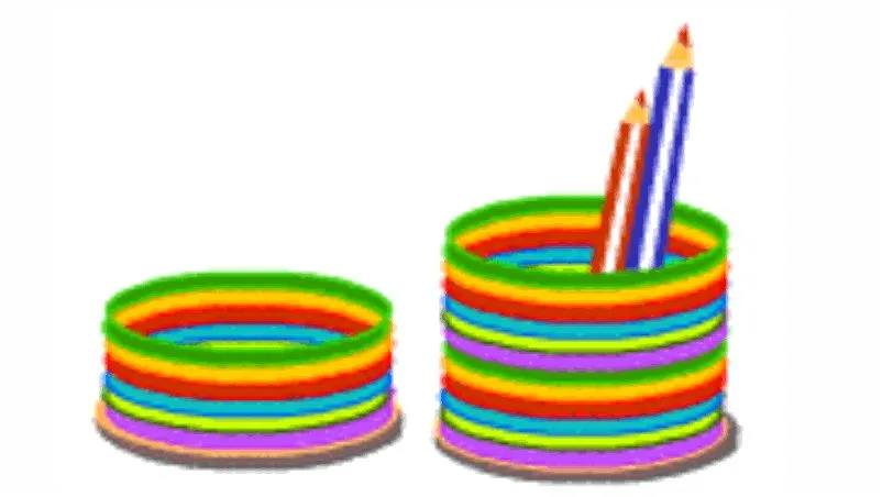 Craft: Pencil Stand Made of Bangles