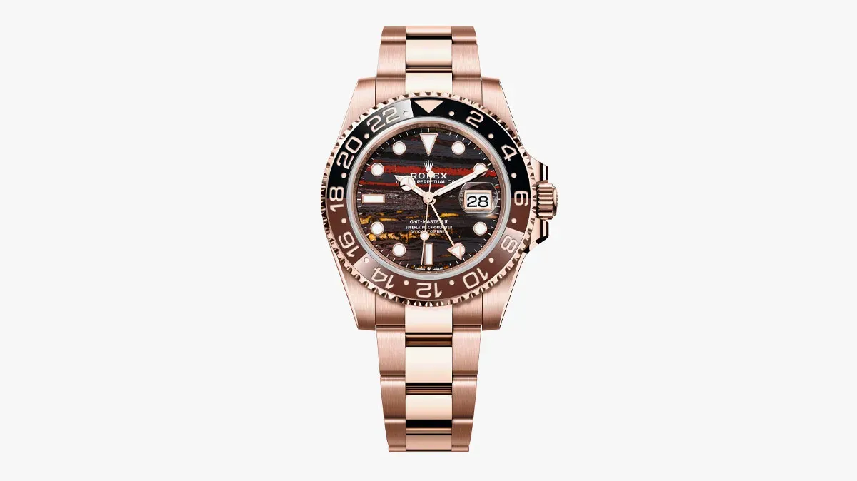 GMT-Master II in Everose With a Tiger-Eye Dial