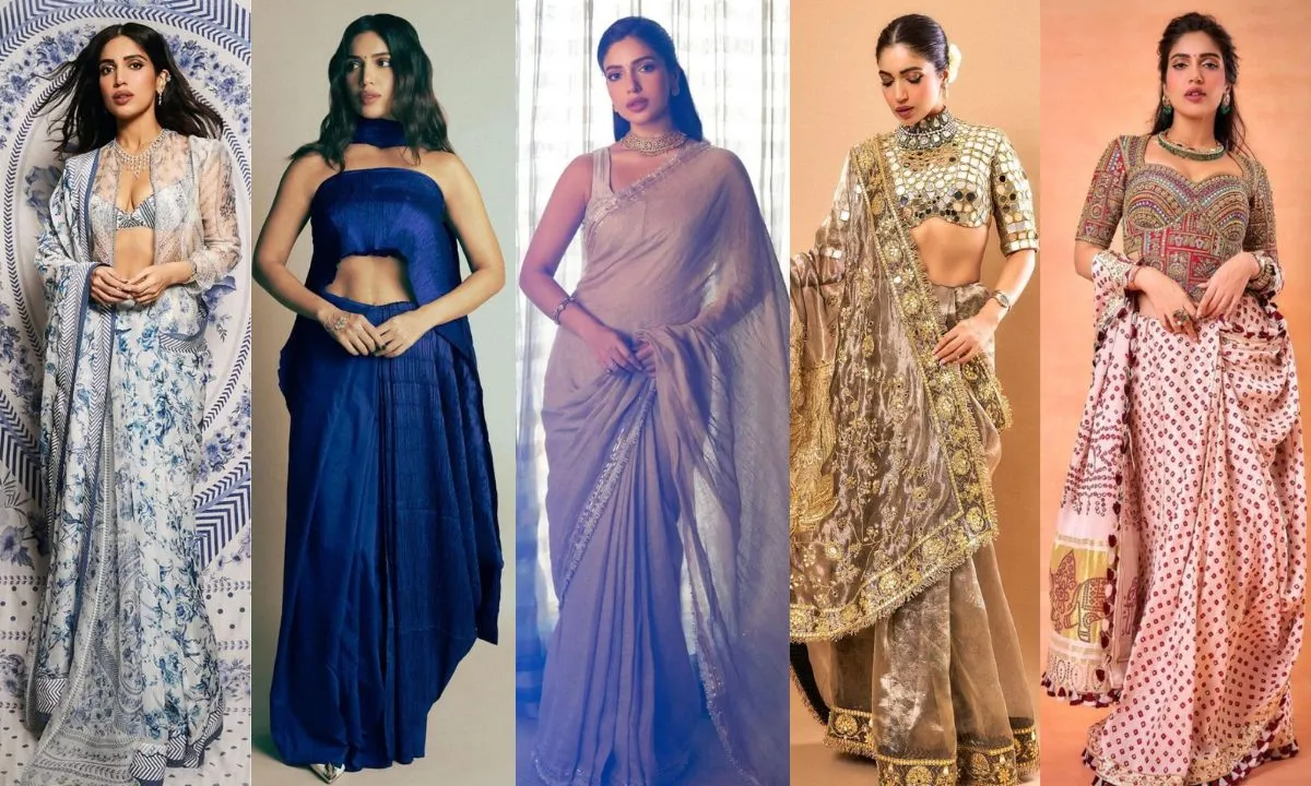 Our Favorite Festive Looks from Bhumi Pednekar That Perfectly Blend Tradition and Glamour