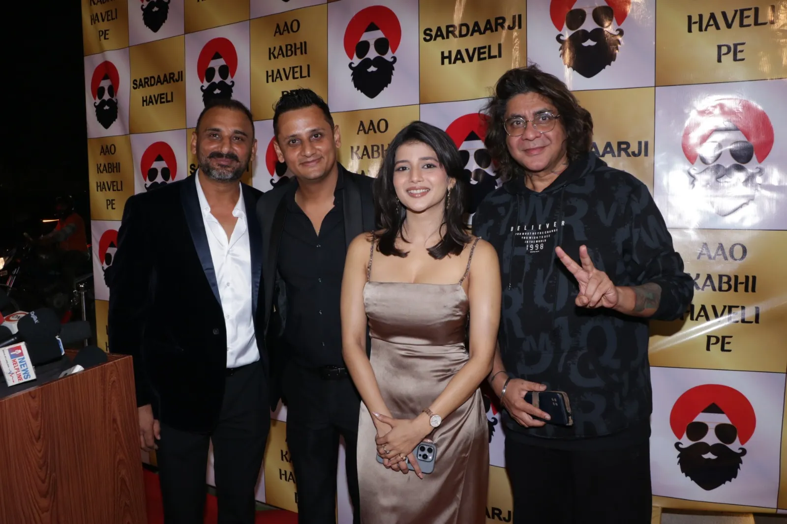 Samridhii Shukla with Rajan Shahi, Romesh Kalra and Raj Kalra