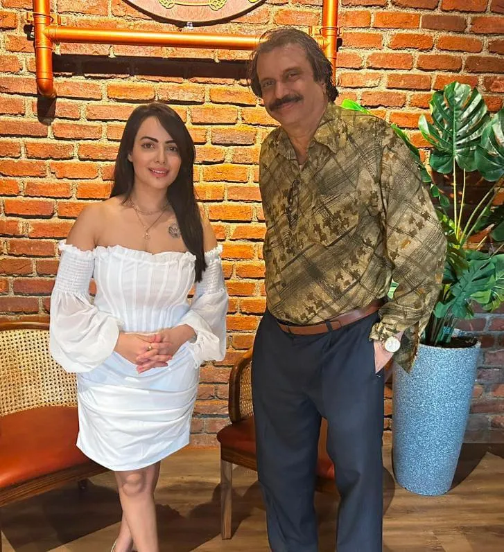 Aanchal Munjal with sr film journalist Chaitanya Padukone