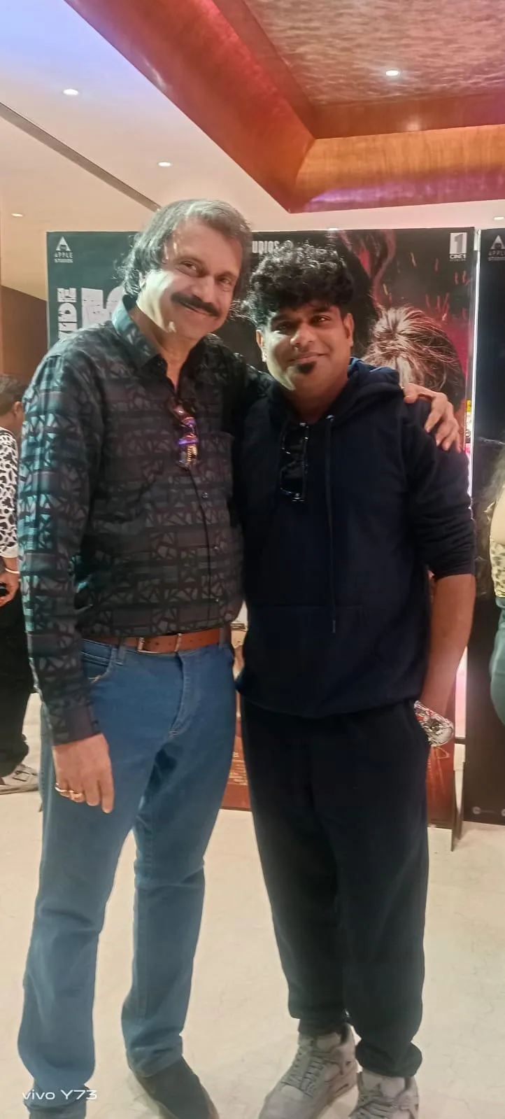 Baby John-- Director Kalees (right) with Sr Journalist Chaitanya Padukone (1)