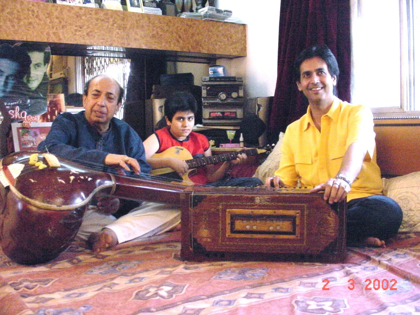 Mahendra ji with son Ruhan and grandson Sidhant Kapoor