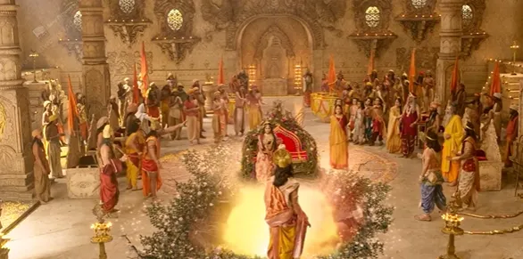 Mother Sita merged into the lap of the earth in Sony SAB Shrimad Ramayan