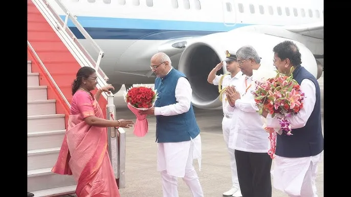 President Draupadi Murmu at prayagraj mahakumbh news