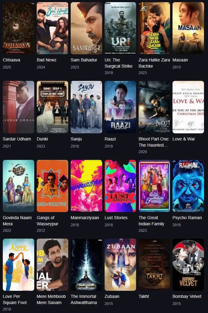 vicky kaushal movies