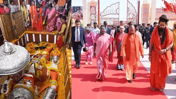 President Draupadi Murmu at prayagraj mahakumbh news