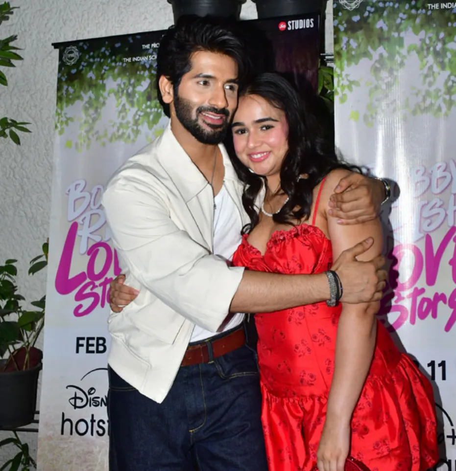 There was a star-studded gathering at the screening of Bobby Aur Rishi Ki Love Story