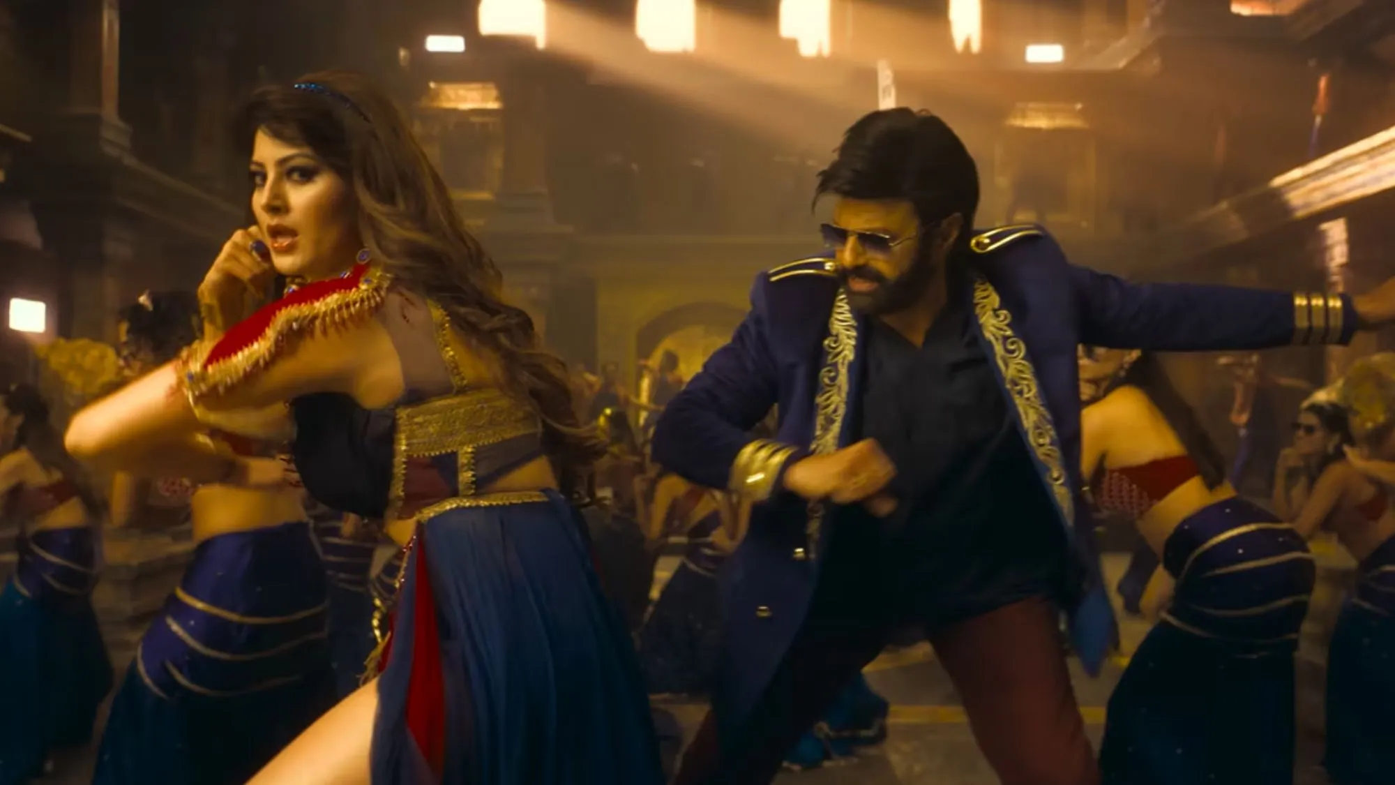 Urvashi Rautela and Nandamuri Balakrishna