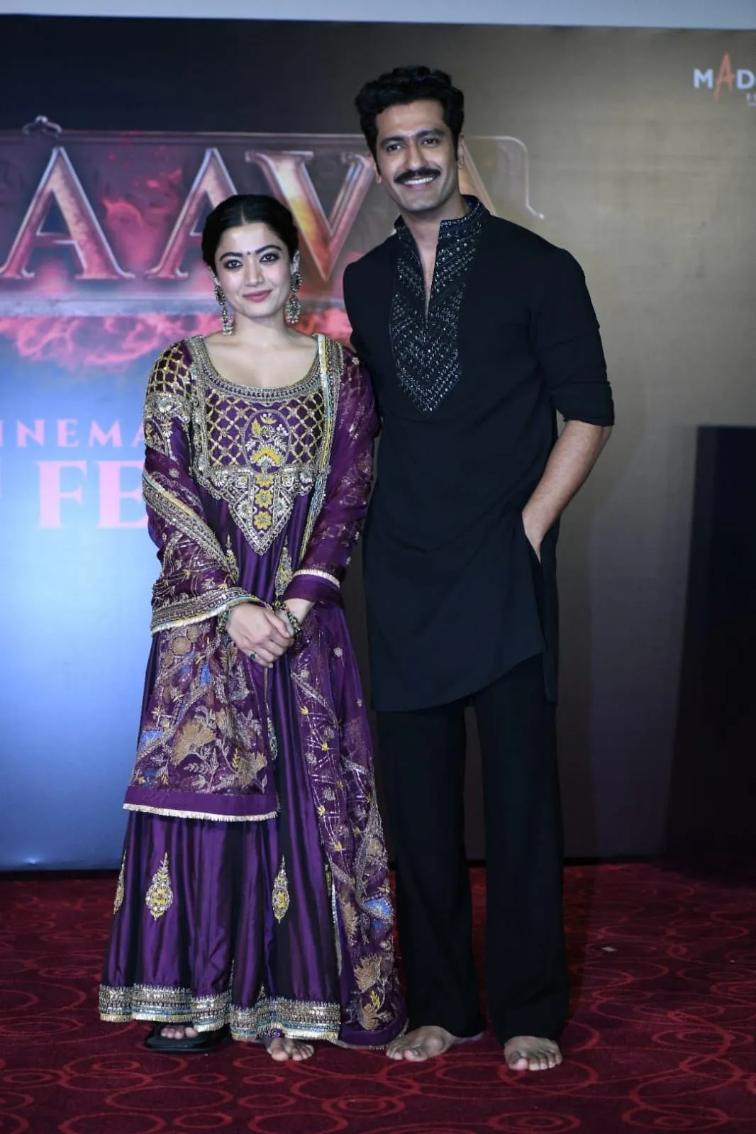 Chhaava Movie Starcast Came to Delhi for the Promotions