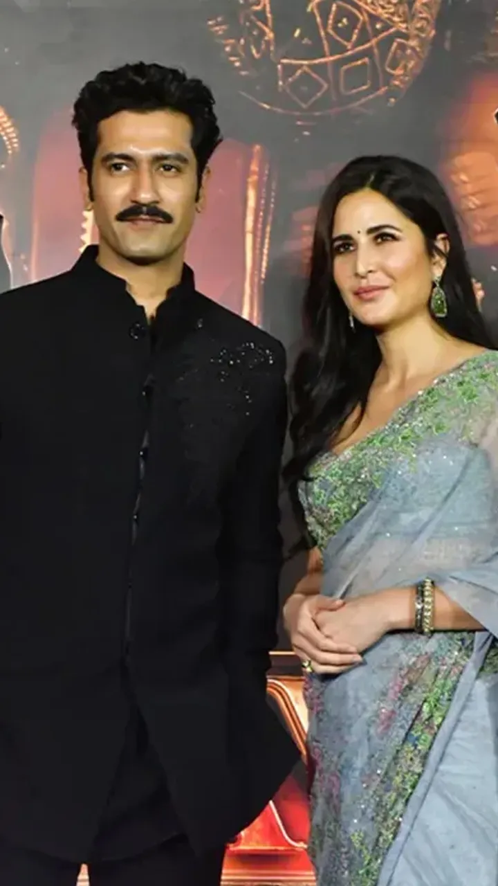 Katrina Kaif arrived with Vicky Kaushal at the special screening of Chhaava (2)