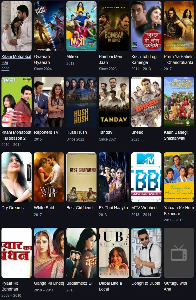 kritika kamra movies and tv shows