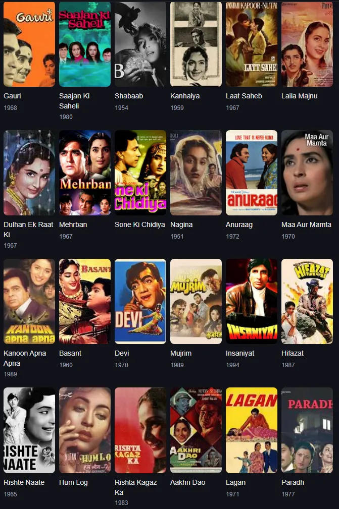 Nutan Hit Movies